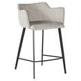 thumbnail image 2 of Home Square Griffin 26.25" Fabric Counter Stool in November Gray - Set of 2, 2 of 7