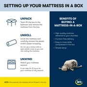 Serta Sheer Slumber 8 Medium Firm Memory Foam Mattress -Queen