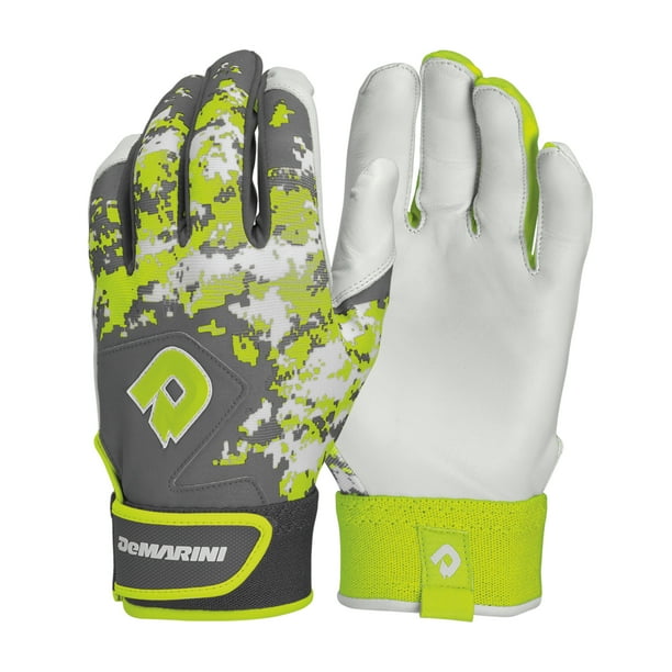 DeMarini Digi Camo II Youth Batting Gloves, Optic