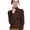 Coffee, variant on Women's Turtleneck Sweaters 2025 Fall Fitted Long Sleeve Pullover Sweater Ribbed Knit Basic Tops XL