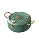 thumbnail image 4 of Sartén de cocina profunda, fácil de limpiar, antiadherente, resistente, multiusos. Verde, 4 of 9