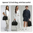 thumbnail image 3 of IFARADAY Small Gym Duffel Bag - Lightweight Polyester Weekender for Overnight Travel, 12 Inch, 3 of 7