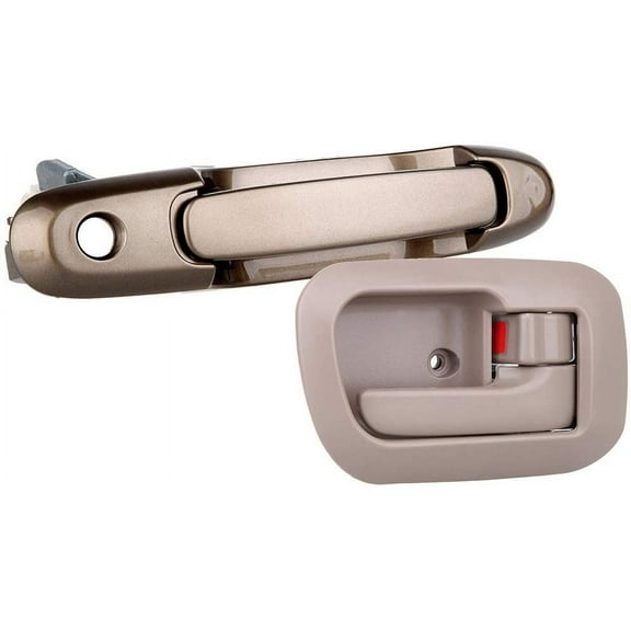 CCIYU Door Handles fit for 1998-2003 for Toyota Sienna Exterior Interior Front Passenger Right Side(2pcs)