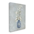 thumbnail image 3 of Stupell Industries Classic White Flower Arrangement Blue Vase Ikebana Painting Gallery-Wrapped Canvas Print Wall Art, 16x20, by Sally Swatland, 3 of 5