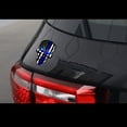 thumbnail image 2 of Calcomanías para coche NIUBIPRO con forma de calavera reflectante con la bandera de EE. UU., 2 of 7