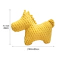 thumbnail image 4 of 2026 Year of the Horse Plushie Pillow, Cute Zodiac Stuffed Animal, Soft Hugging Sofa Cushion Decor, Lunar Year Gift(E-Yellow), 4 of 5