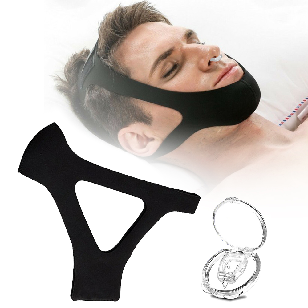 Genkent Anti Snoring Nose Clip Anti Snoring Strap Anti Snoring Set for