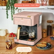 Beautiful Multi-Brew 12-Cup Programmable Drip & Single-Serve Coffee Maker, Rose by Drew Barrymore
