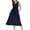 Navy Blue, variant on ANYJOIN Women's Sleeveless Tank Dress Summer Casual Swing Sundress Midi Dress with Pockets
