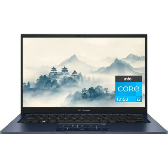 ASUS Vivobook 14 in Laptop, Intel Core i3 1315U, 8GB RAM, 128GB SSD, Quiet Blue