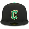 thumbnail image 2 of Men's New Era  Black Cleveland Guardians 2026 St. Patrick's Day 59FIFTY Fitted Hat, 2 of 5