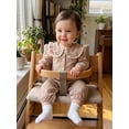 thumbnail image 2 of Loicainy Infant Baby Girl Plaid Romper 3 6 9 12 18 Month Casual Button Down Doll Collar Long Sleeve Infant Jumpsuit, 2 of 7