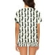thumbnail image 2 of Conjunto de pijama corto para mujer con estampado de Scottish Terriers LKS309, 2 of 4