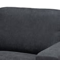 thumbnail image 3 of Baxton Studio Nevin Dark Grey Sectional Sofa with Left Facing Chaise, 3 of 6