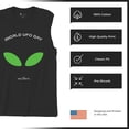 thumbnail image 6 of Alien Eyes Muscle Shirt Funny Space UFO Hunter Believe Flying Saucer Universe July 2 World UFO Day Stay Weird Men's, 6 of 7