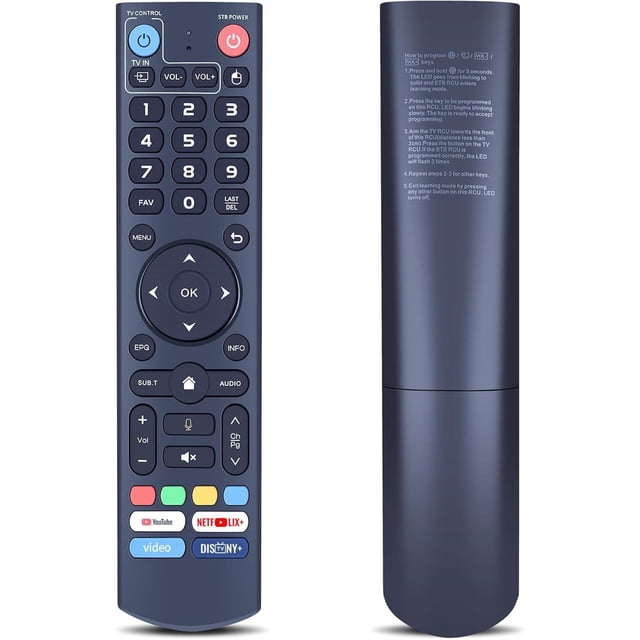 Télécommande Vocale de Remplacement V3 Pro pour vSeeBox V3 V5 Pro V3 Plus WE 2USAT et Elite Series