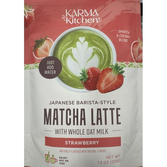 Karma Kitchen Strawberry Matcha Latte 7.5 oz