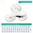 thumbnail image 4 of 52-Piece Thread Gauge Set: Metric & Imperial Screw Pitch Measuring Tool with Precise Markings, Durable Construction, Compact Design for Hardware, Engineering, and On-Site Professional Use –, 4 of 6