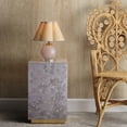 thumbnail image 2 of Jamie Young Co Garland Floral Accent Side Table Lavender, 2 of 4