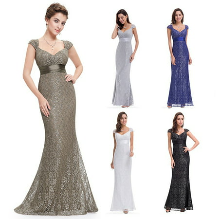 Ever-Pretty Womens Lace Summer Wedding Guest Mother of the Bride Dresses for Women 08798 Grey