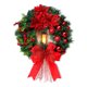 thumbnail image 3 of Billuyoard Feliz Navidad Guirnalda Decoración Ramas de luz Planta Conos de pino Guirnalda Puerta Colgante Adorno Festival Decoración de la boda Kits de decoración para fiestas Billuyoard HA009979-00, 3 of 6