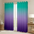 thumbnail image 2 of Erosebridal Purple and Teal Curtains for Bedroom,Rainbow Ombre Blackout Curtains Aesthetic Living Room Decor,Abstract Gradient Curtains & Drapes Colorful Window Curtain 2 Panels 52"Wx84"L, 2 of 6
