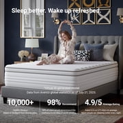 Avenco Luna 14 Medium Hybrid Mattress, Queen Size