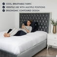 thumbnail image 3 of Luxe Casa B09H1JVFB1 Luxe Casa 4 Pcs Orthopedic Bed Wedge Pillow Set Blue Post Surgery, Relaxing, Back & Adjustable Head Support Cushion, 3 of 7