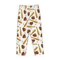 thumbnail image 4 of Xecao Baseball Sport Women's Straight Lounge Pajama Pants: The Epitome of Relaxed Sleepwear, 4 of 9
