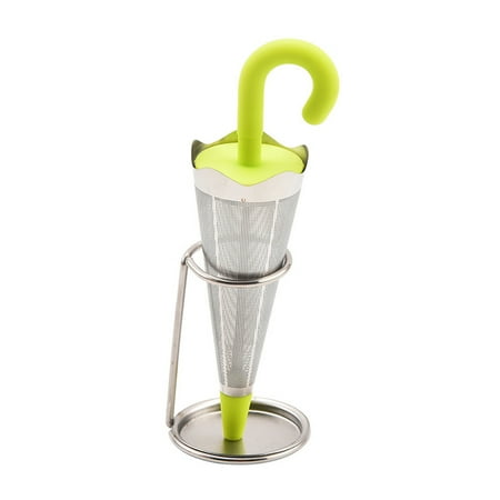 

Oiur Tea Infuser Umbrella Shape Food Grade Stainless High Temperature Resistant Spice Strainer Filter Mesh Tea Maker Teapot Tool Teaweare