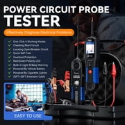 VDIAGTOOL V200 Pro Automotive Power Probe Tester Circuit Breaker Finder Tool 12/24V Electrical Open Short Circuit Finder Wire Tracer AC/DC Trailer Relay Fuse Tester for Cars