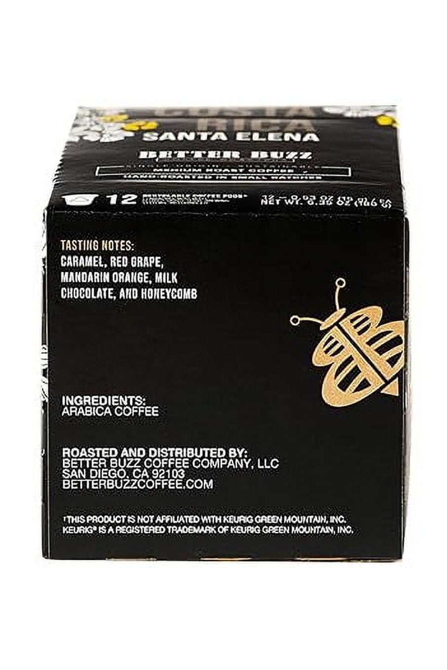 Better Buzz Best Drink Ever Vanilla Latte Single Serve Coffee Maker Kit 24ct., 12 Medium Roast Coffee Pods (Buzz Life) & 12 Vanilla Coffee Creamer Powder Stick Packs (Vanilla Buzz), K-Cup Compatible