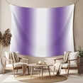 thumbnail image 2 of Purple White Ombre Large Tapestry for Bedroom Wall Hanging Tapestry,Modern Abstract Art Farmhouse Gradient Ceiling Backdrop Tapestries Poster Blanket Wall Decor for Teens Room Living Room 86" x 104", 2 of 8