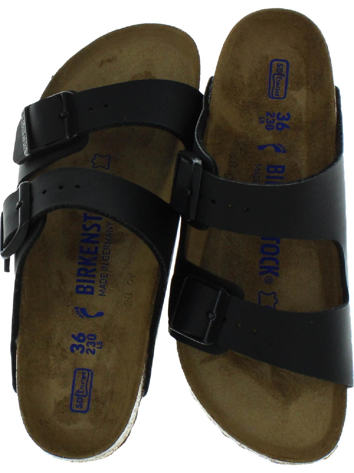 Birkenstock Women's Arizona Birko-Flor Soft Footbed Double Buckle Cork Sandals