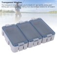 thumbnail image 4 of Small Tackle Box with Luminous Seal, Fishing Gear Storage Box for Baits and Hooks, Portable Tackle Box Organizer, Mini Utility Lures Fishing Containers for Anglers Night Fishing, 4 of 7