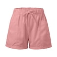 thumbnail image 4 of WAYUTE Shorts for Women Straight Leg High Waist Sports Loose Shorts Trendy Solid Color with Pockets Versatile for Summer Casual Outdoor, 4 of 6