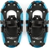Lucky Bums Youth and Adult Snowshoes, Blue, 19-inch