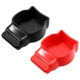 thumbnail image 5 of Unique Bargains 2 Pcs Battery Terminal Covers Battery Terminal Boots Insulating Cable Lug Caps for Cars Boat Black Red, 5 of 6