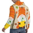 thumbnail image 3 of KLL Hello Fall Gnomes 1 Print Mens Hoodie Long Sleeve Casual Pullover Hooded Sweatshirt Fashion Drawstring Hoodies with Pocket-4X-Large, 3 of 6
