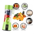 thumbnail image 4 of Licuadora Portátil, Mini Batidora de 6 Cuchillas para Batidos, Malteadas y Jugos, Exprimidor de Mano Portátil con Carga USB., 4 of 5
