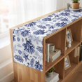 thumbnail image 6 of Table Runners 60 Inches Long Dress Scarves, Navy Blue Coastal Farmhouse Kitchen/Dining Table Runner, Small Coffee Tablerunners, Coral Starfish Seaside Summer Beach 13x60 Inch, 6 of 9
