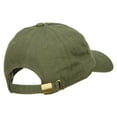 thumbnail image 4 of Great Dad Embroidered Unstructured Cotton Cap - Olive OSFM, 4 of 5