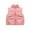 Pink, variant on Liyamei Girls Solid Color Down Padded Vest Winter Warm Quilted Sleeveless Jacket Outerwear For Toddler Kids Lightweight Down Jacket for Teen Girls Size 3-4 Years