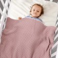 thumbnail image 4 of Laklulu 1 Uds. Manta envolvente para bebé, forro polar, usable, cochecito de punto para bebé, envoltura para la siesta, más algodón, saco de dormir cálido, suave y grueso para recién nacido, rosa, 4 of 6