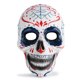 thumbnail image 2 of Máscara de calavera mexicana para el Día de los Muertos, Halloween, Cosplay, color blanco, 2 of 5