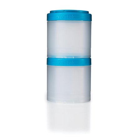 BlenderBottle ProStak Expansion Pak 2x 250cc Storage Jars Clear/Aqua