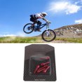 thumbnail image 3 of Yuarrent 6 unids/set tornillo de vástago de bicicleta de montaña M5x18mm auriculares de bicicleta perno roscado de acero inoxidable piezas de Ciclismo rojo Yuarrent OD0952-03, 3 of 5