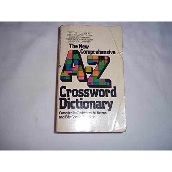 Pre-Owned The New Comprehensive A-Z Crossword Dictionary, 9780380001682, 0380001683, Paperback,