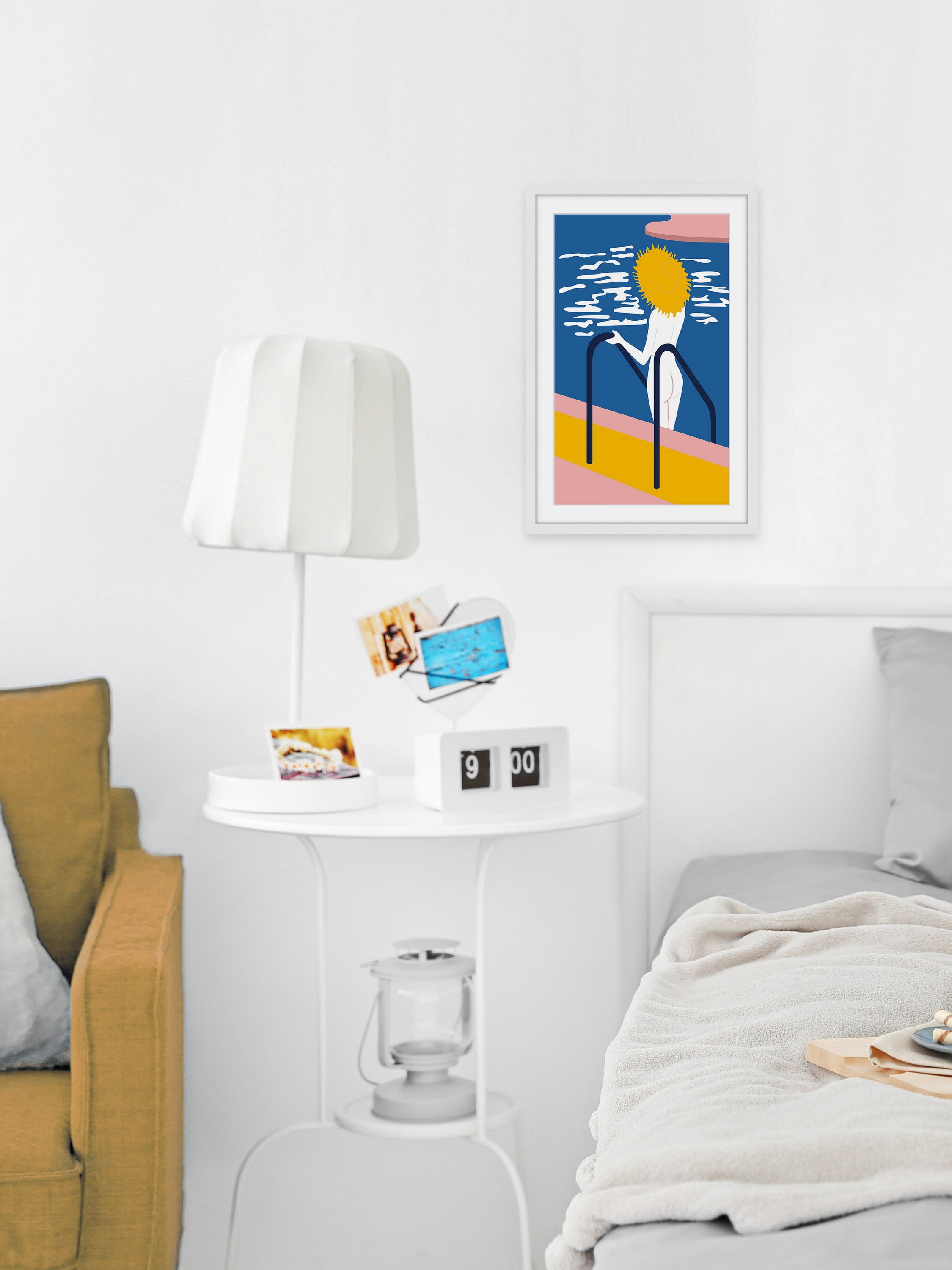 Sea Freedom Framed Painting Art Print