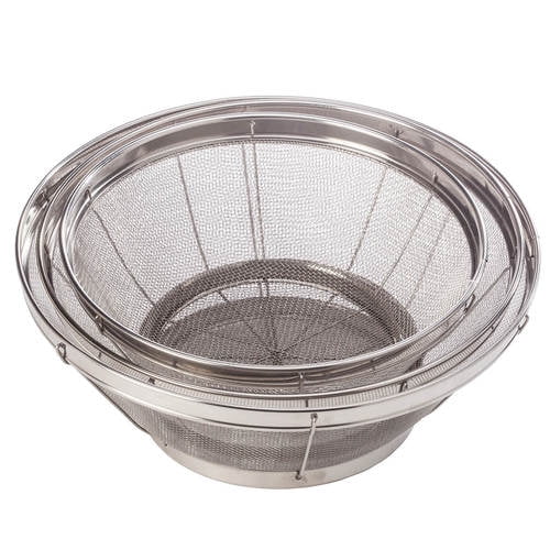 Set of 3 Stainless Steel Mesh Colander